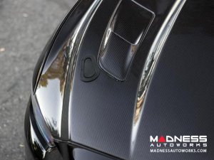 Ford Mustang Double Sided Cowl hood - Carbon Fiber - (2015-2017) Ford Mustang Double Sided Cowl hood - Carbon Fiber - (2015-2017)